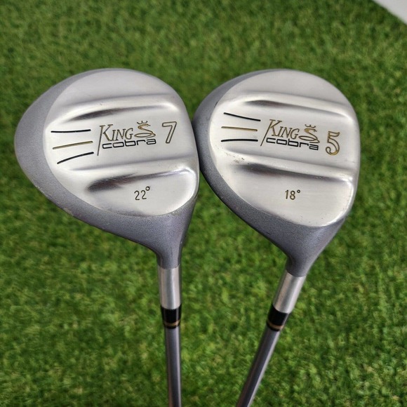 Cobra Other - Cobra King Cobra Wood Set 5 & 7 Autoclave Regular Graphite Mens RH Vintage